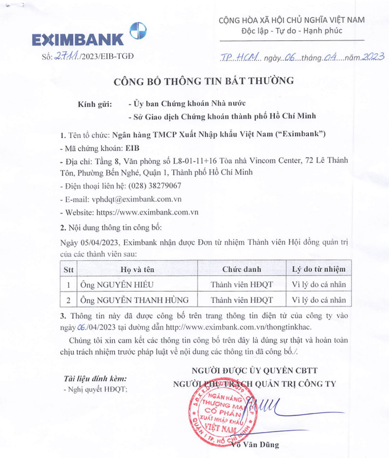 02 thanh vien Hoi dong quan tri Eximbank tu nhiem 1