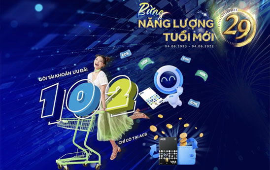 ACB dành tặng khách hàng nhiều chương trình ưu đãi