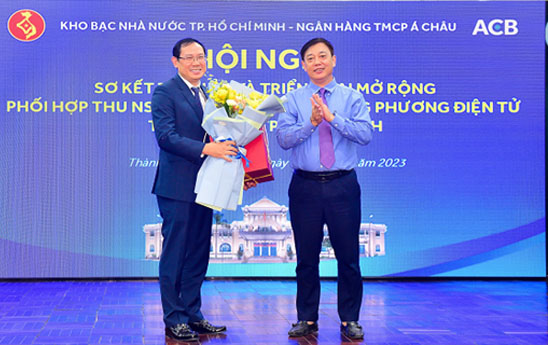 ACB day manh trien khai thanh toan song phuong voi Kho Bac Nha Nuoc