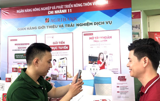 Agribank chi nhanh 11 tham gia ngay hoi