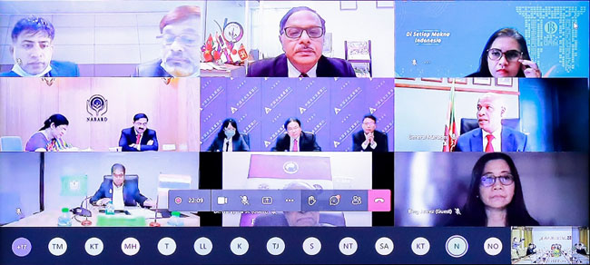Agribank tham du hoi nghi dien dan truc tuyen APRACA 2