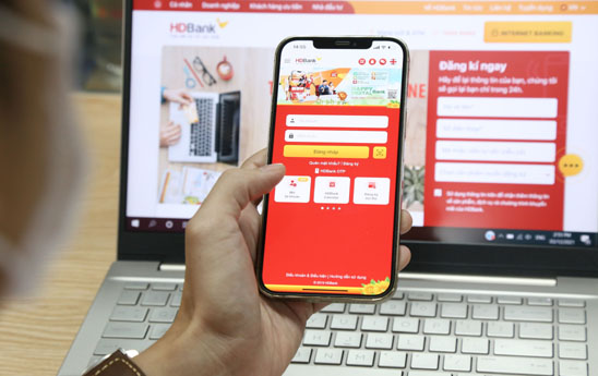 App HDBank voi tinh nang 1 cham