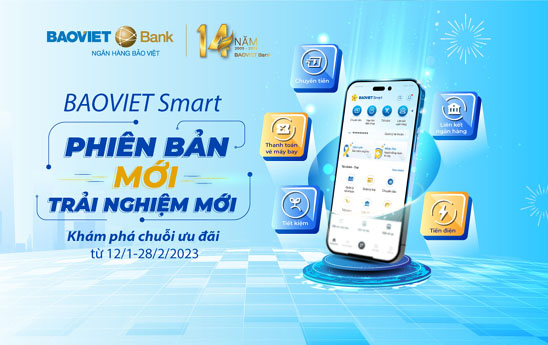 BAOVIET Bank ra mắt phiên bản mới BAOVIET Smart