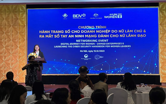 BIDV ho tro doanh nghiep do nu lam chu chuyen doi so