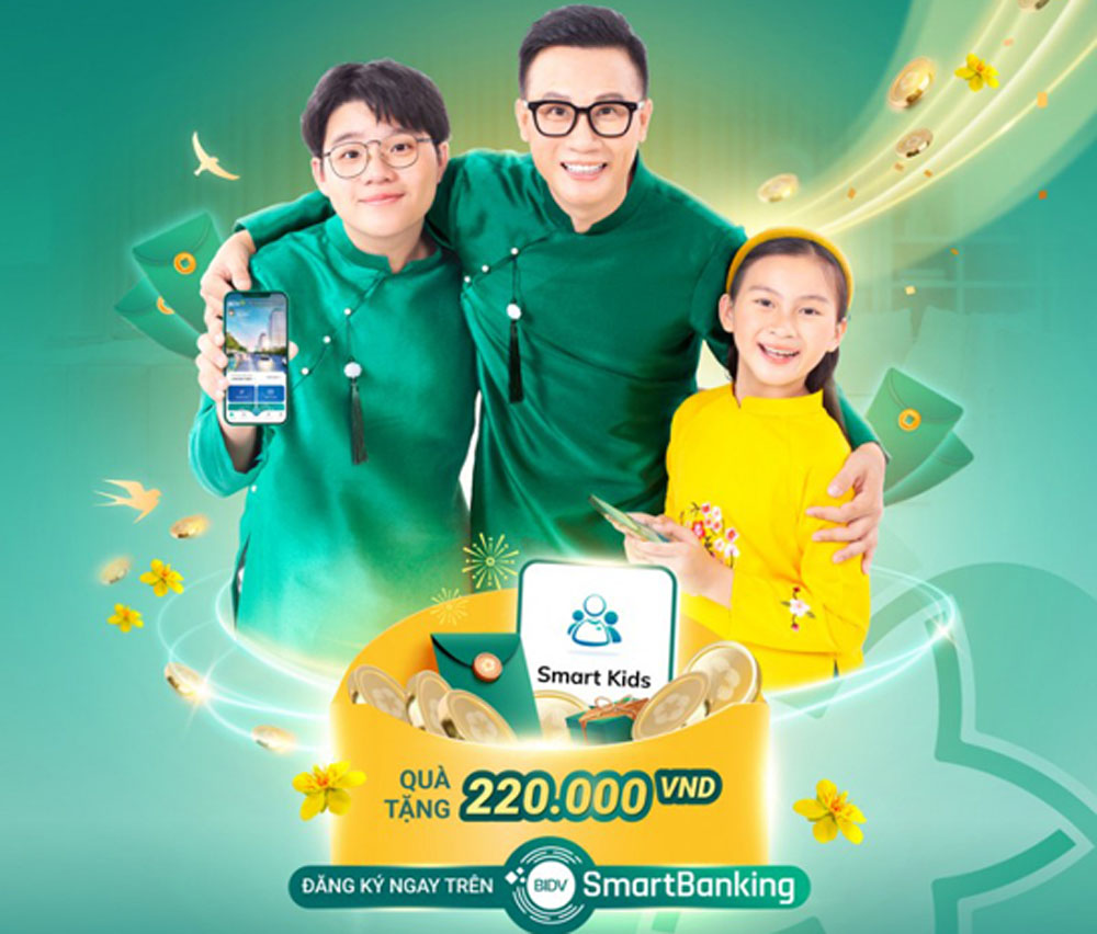 BIDV ra mat dich vu ngan hang so danh cho tre em 2