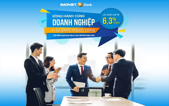 BaoVietBank ưu đãi lãi suất cho vay dành cho doanh nghiệp