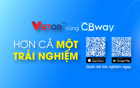 CB triển khai thêm tính năng VietQR trên ứng dụng ngân hàng số