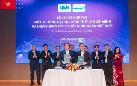 Eximbank ky thoa thuan hop tac cung Dai hoc Kinh te thanh pho Ho Chi Minh