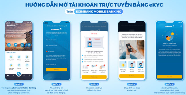 Eximbank uu dai khach hang mo tai khoan Online 2