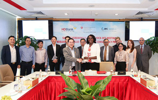 HDBank va IFC hop tac tu van mo rong hoat dong tai tro chuoi