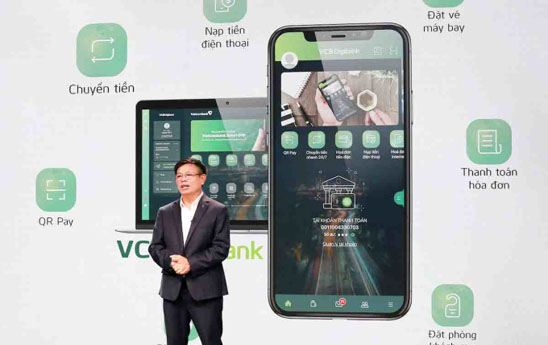 Vietcombank bổ sung nhiều tính năng mới trên VCB Digibank