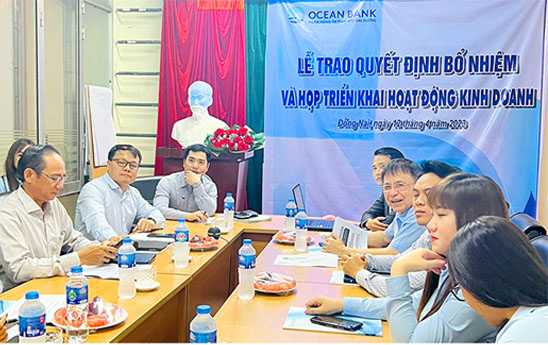 Hoi nghi trien khai hoat dong kinh doanh Oceanbank tai khu vuc mien Nam