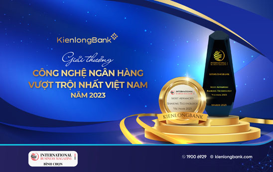 KienlongBank nhan giai thuong quoc te