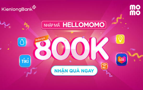 KienlongBank triển khai liên kết thẻ ghi nợ KienlongBank với ví điện tử MoMo