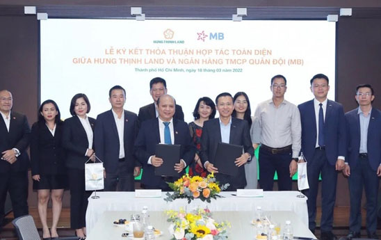 MB ký kết hợp tác chiến lược toàn diện với Hưng Thịnh Land