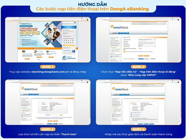 Nap tien ngay Don van may cung DongAeBanking 2