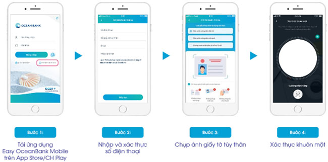 OceanBank nang cap tinh nang mo tai khoan truc tuyen EKYC 2