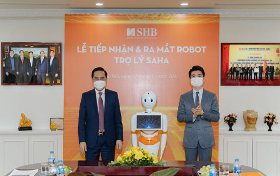 SHB đưa Robot thông minh vào phục vụ giao dịch, nâng cao trải nghiệm khách hàng