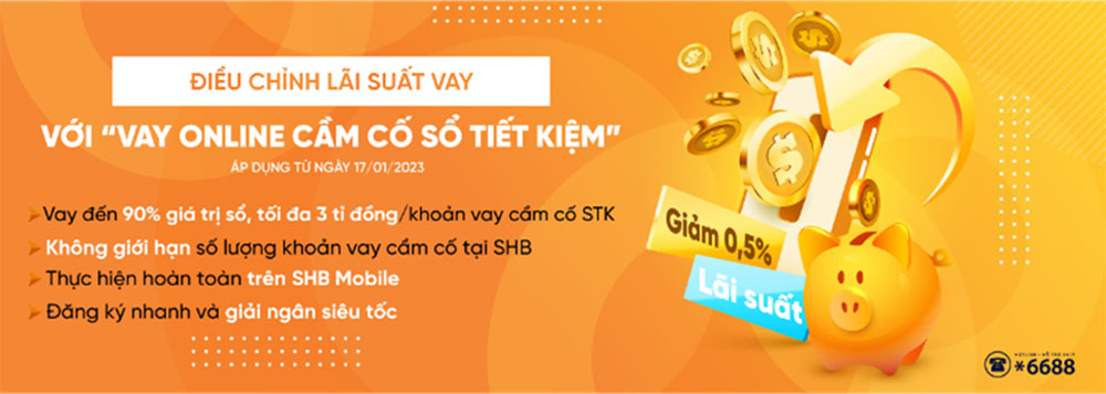 SHB giam lai suat vay Online 2