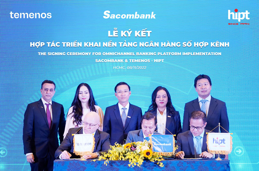 Sacombank hop tac voi lien danh Temenos HiPT