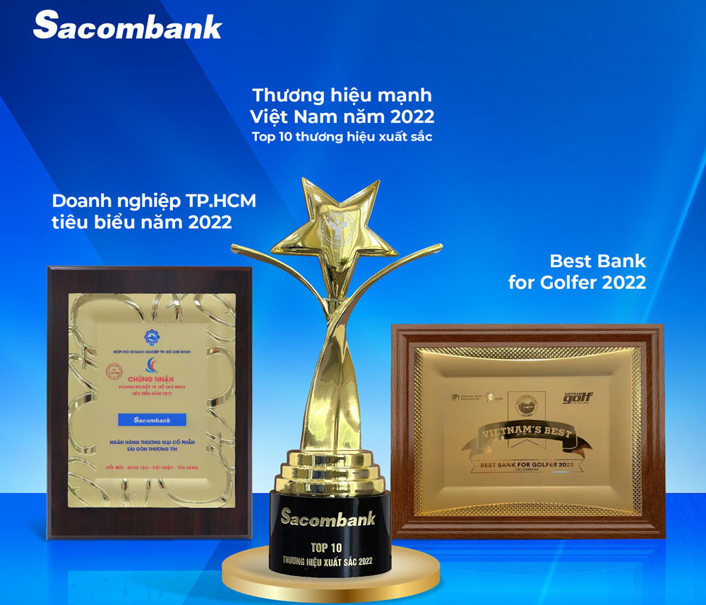 Sacombank lien tiep nhan cac giai thuong 4