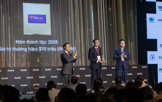 TPBank nằm trong Top 10 thương hiệu tài chính dẫn đầu