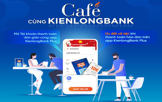 Tận hưởng ưu đãi giảm giá Café cùng ứng dụng KienlongBank Plus