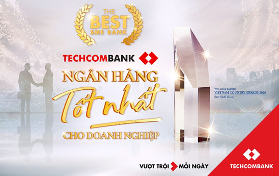Techcombank được trao tặng 2 giải thưởng quốc tế uy tín