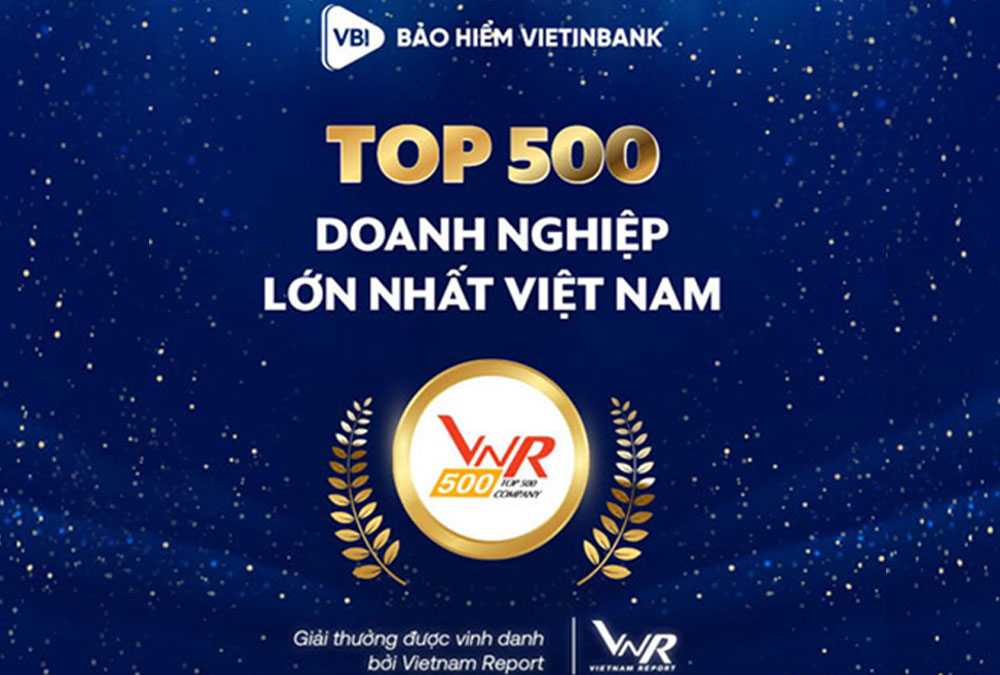 VBI duoc vinh danh trong TOP 500 Doanh nghiep 2