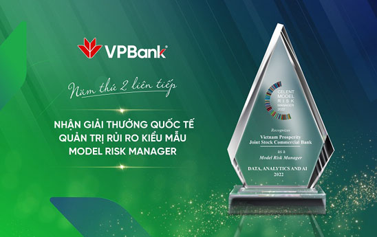 VPBank nhan giai thuong Model Risk Manager