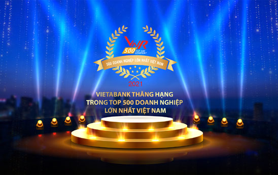 VietABank thăng hạng trong TOP 500 doanh nghiệp lớn nhất Việt Nam