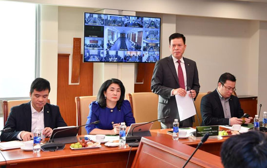 Vietcombank to chuc hoi nghi truyen thong 1