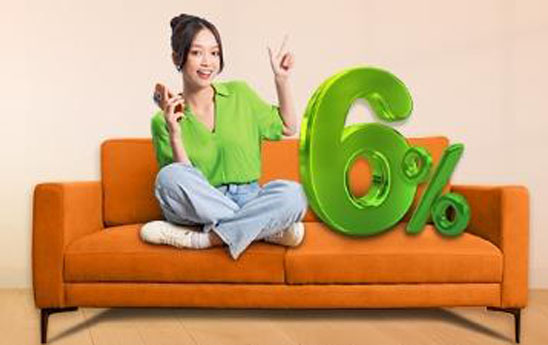 Vietcombank ưu đãi đến 6% giá trị hợp đồng khi gia hạn và đóng phí bảo hiểm năm thứ 2