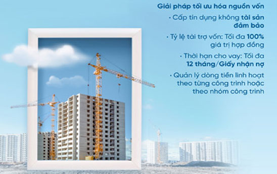 VietinBank tài trợ tín dụng trọn gói cho doanh nghiệp ngành Xây lắp