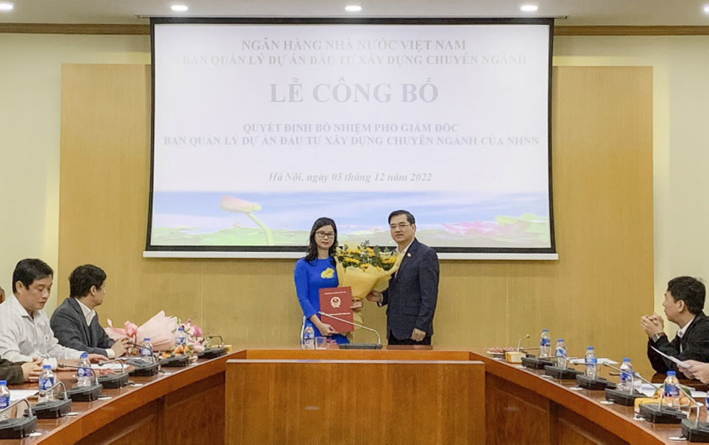 Ba Doan Thi Ngoc Phuong giu chuc Pho Giam doc Ban Quan ly du an 1