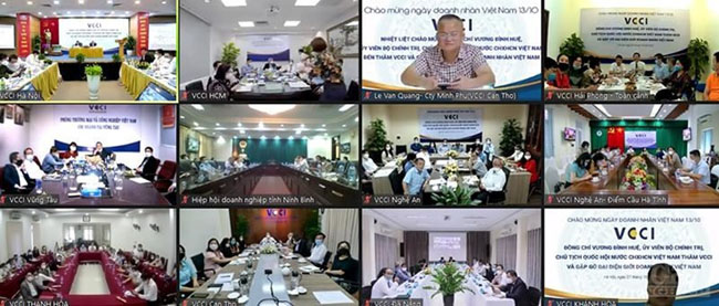 Chu tich Quoc hoi Vuong Dinh Hue gap go dai dien gioi doanh nhan doanh nghiep Viet Nam 3