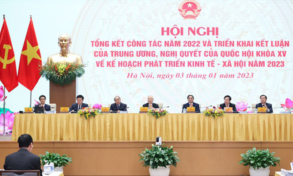 Hoi nghi Chinh phu voi cac dia phuong tong ket cong tac 1