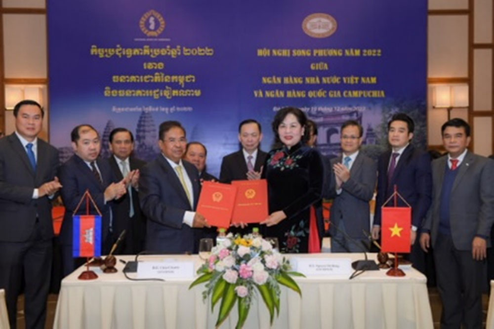 Ngan hang Nha nuoc Viet Nam va Ngan hang Quoc gia Campuchia tang cuong hop tac 5