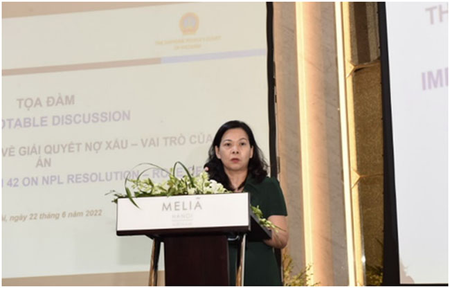 Toa dam Thuc hien Nghi quyet 42 ve giai quyet no xau 2