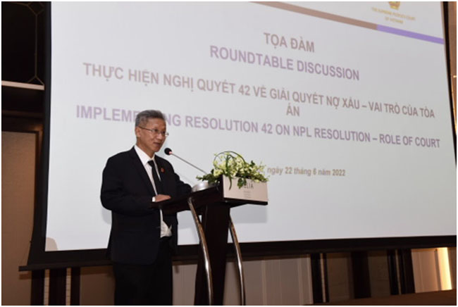 Toa dam Thuc hien Nghi quyet 42 ve giai quyet no xau 3
