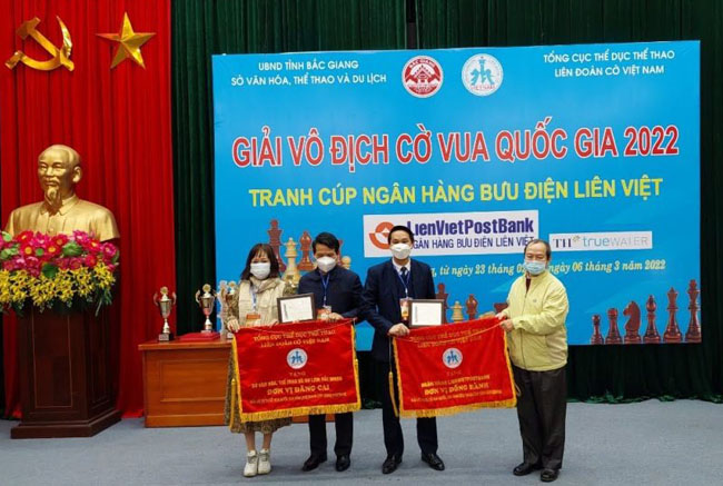 Giai vo dich Co vua Quoc gia 2022 tranh Cup LienVietPostBank 2
