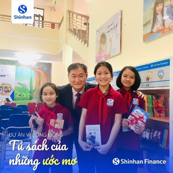 Shinhan Finance tang Tu sach cua nhung uoc mo 2
