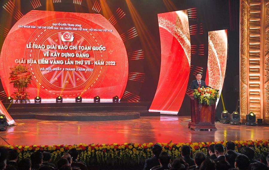 Vietcombank đồng hành cùng lễ trao Giải Báo chí toàn quốc về xây dựng Đảng lần thứ VII - năm 2022